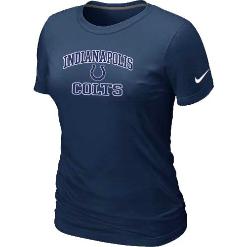 Nike Indianapolis Colts Women's Heart & Soul NFL T-Shirt - Dark Blue